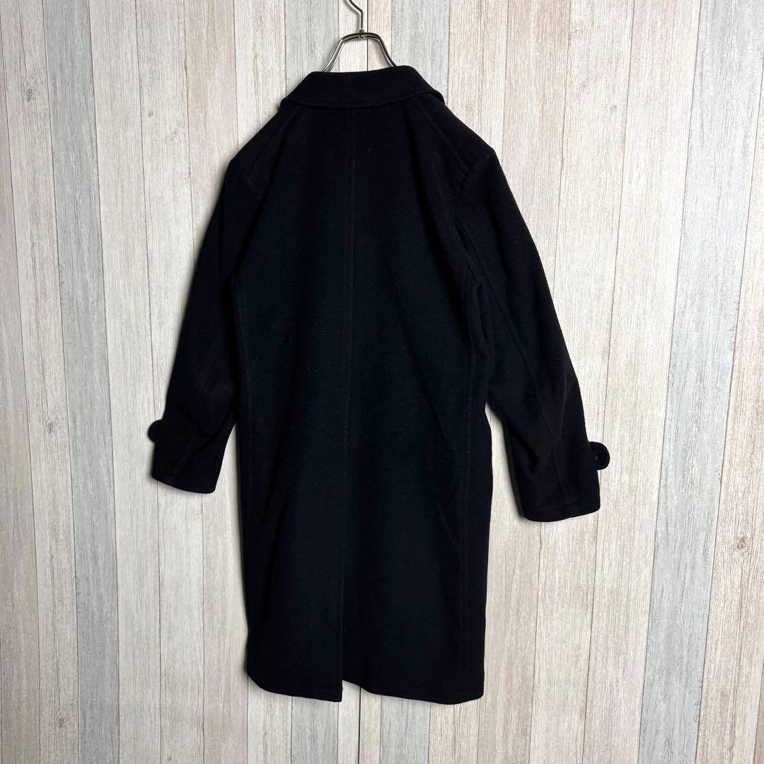 3576【希少・イタリア製生地使用】ワコマリア メルトンウール バルカラーコート