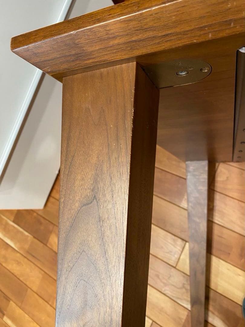 柏木工 ダイニングテーブル 90cm ウォールナット 飛騨家具 北欧 たのメル便