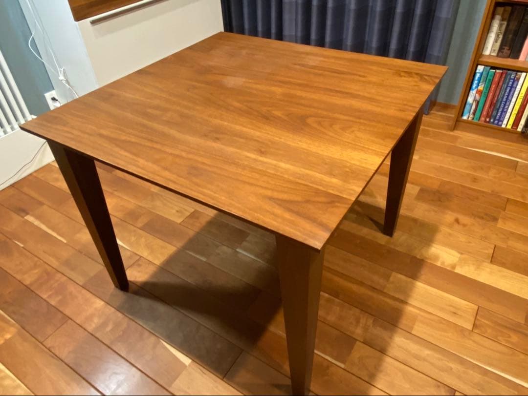 柏木工 ダイニングテーブル 90cm ウォールナット 飛騨家具 北欧 たのメル便