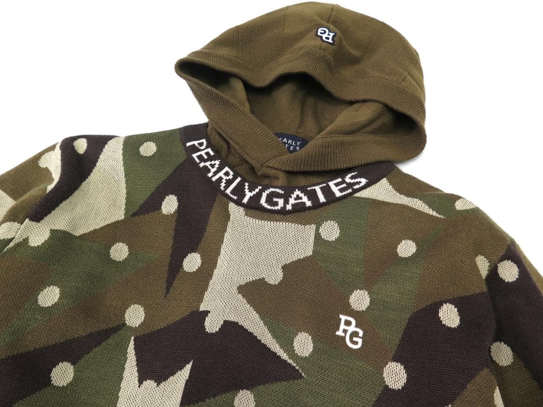 【専用】パーリーゲイツ●インナーニット付き　カシミヤタッチ　ニットプルオーバーM