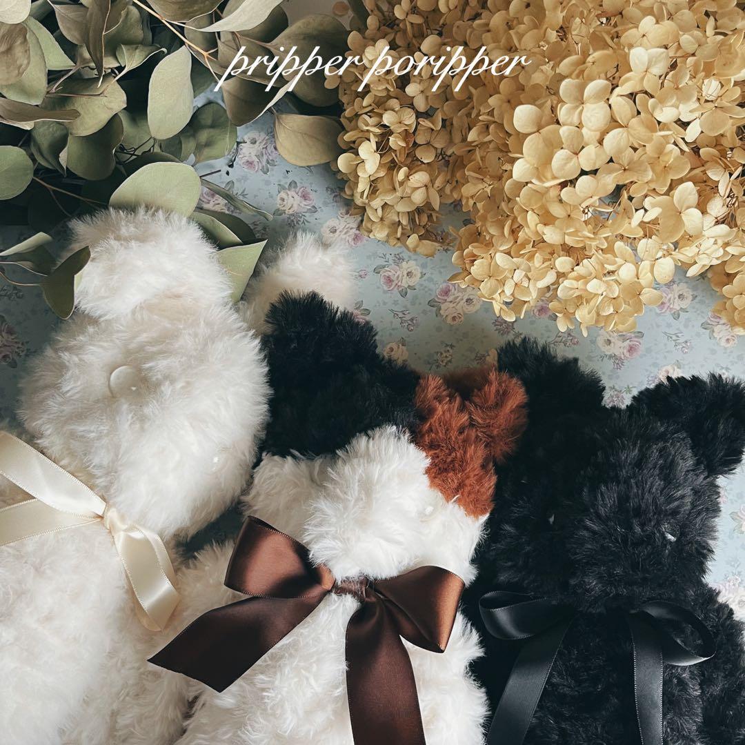 sample みけねこのあみぐるみ　ふわふわ　大きめ　三毛猫　猫　ぬいぐるみ