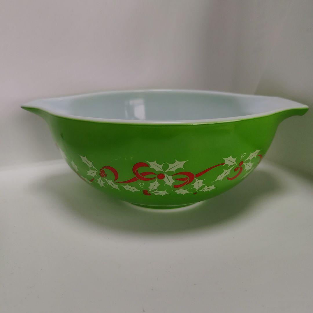 超希少　パイレックス　クリスマス ホーリー柄 シンデレラボウル