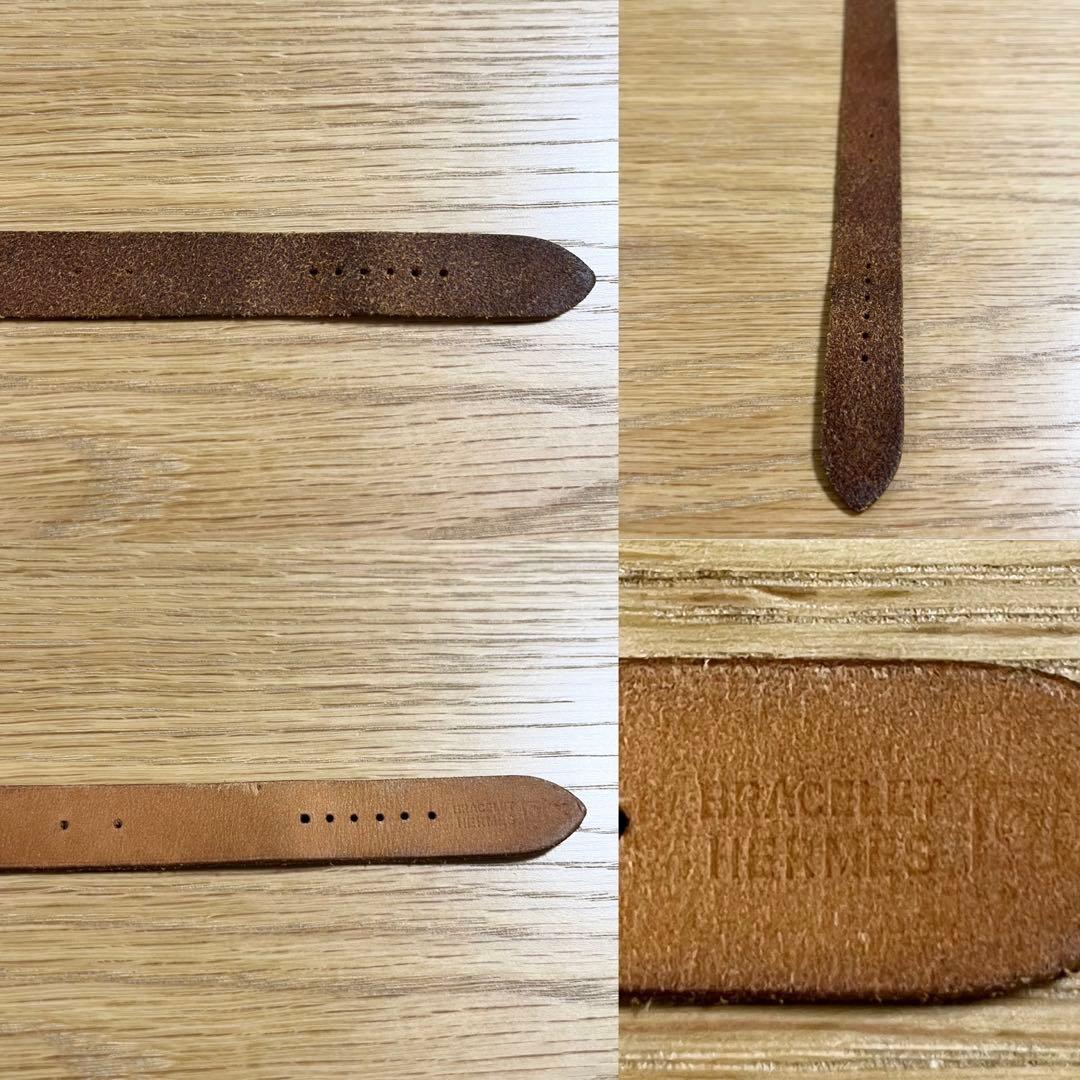 スエード レザー ベルト エルメス 時計 ケープコッド マルジェラ 希少 レア