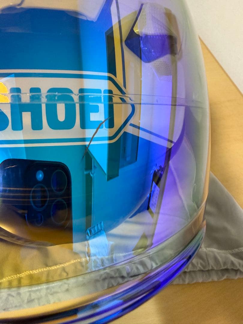 美 SHOEI J-CRUISE 2 ADAGIO M 山城ブルーミラーシールド