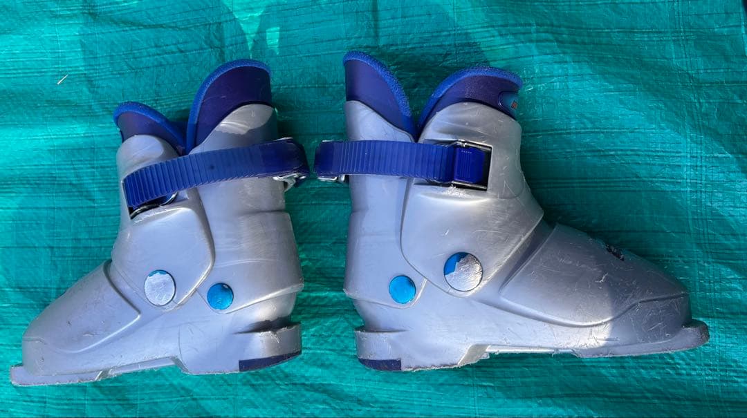 子供用　スキー4点セット　100cm 青