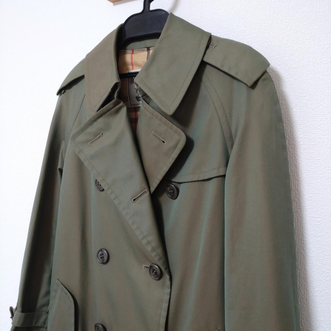 極美品✨BURBERRYS バーバリー ロング トレンチコート 玉虫色