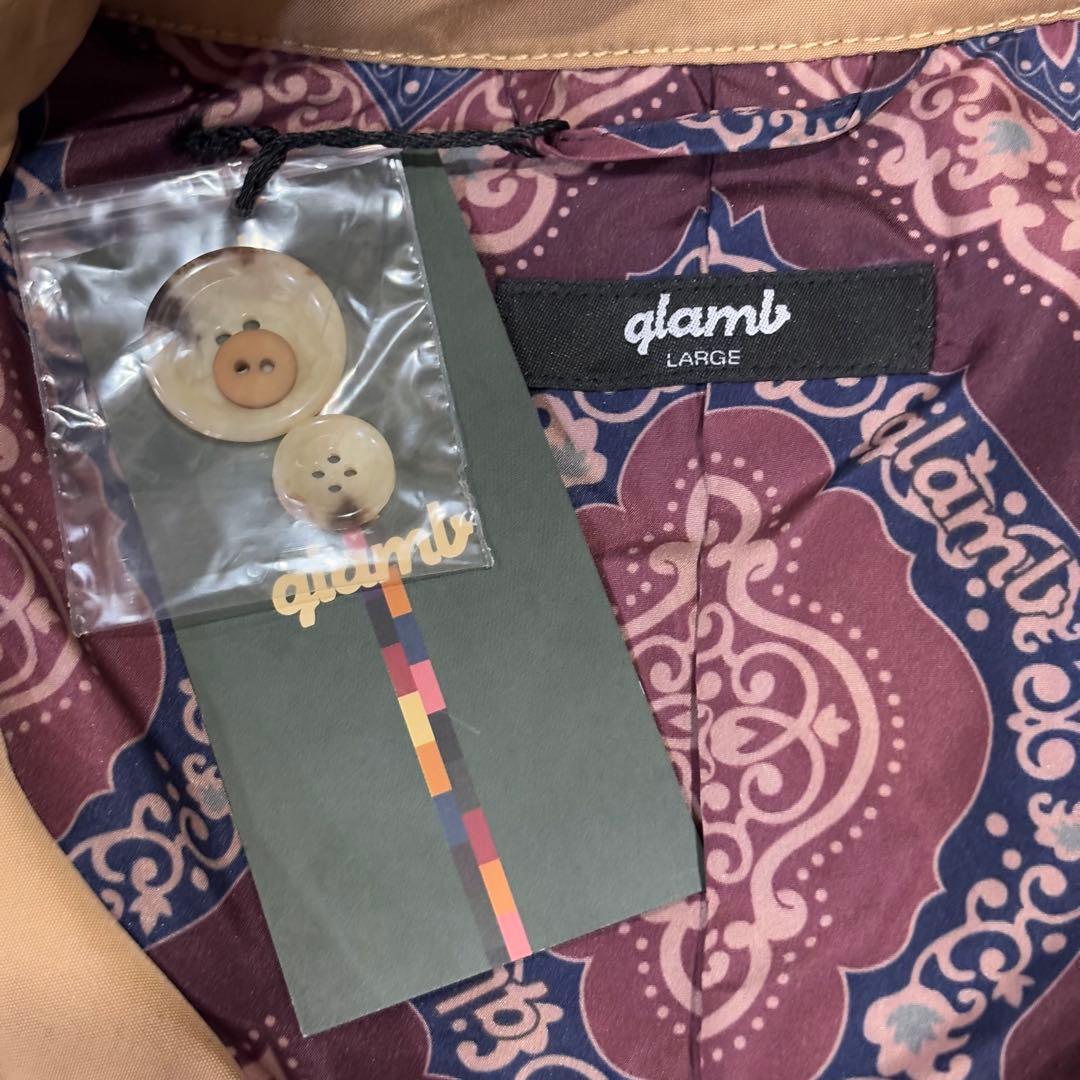 新品✨ グラム glamb ロングトレンチコート 定価3万6千円 L ベージュ