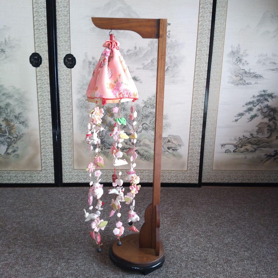 ひな祭り飾り うさぎデザイン ちりめん細工