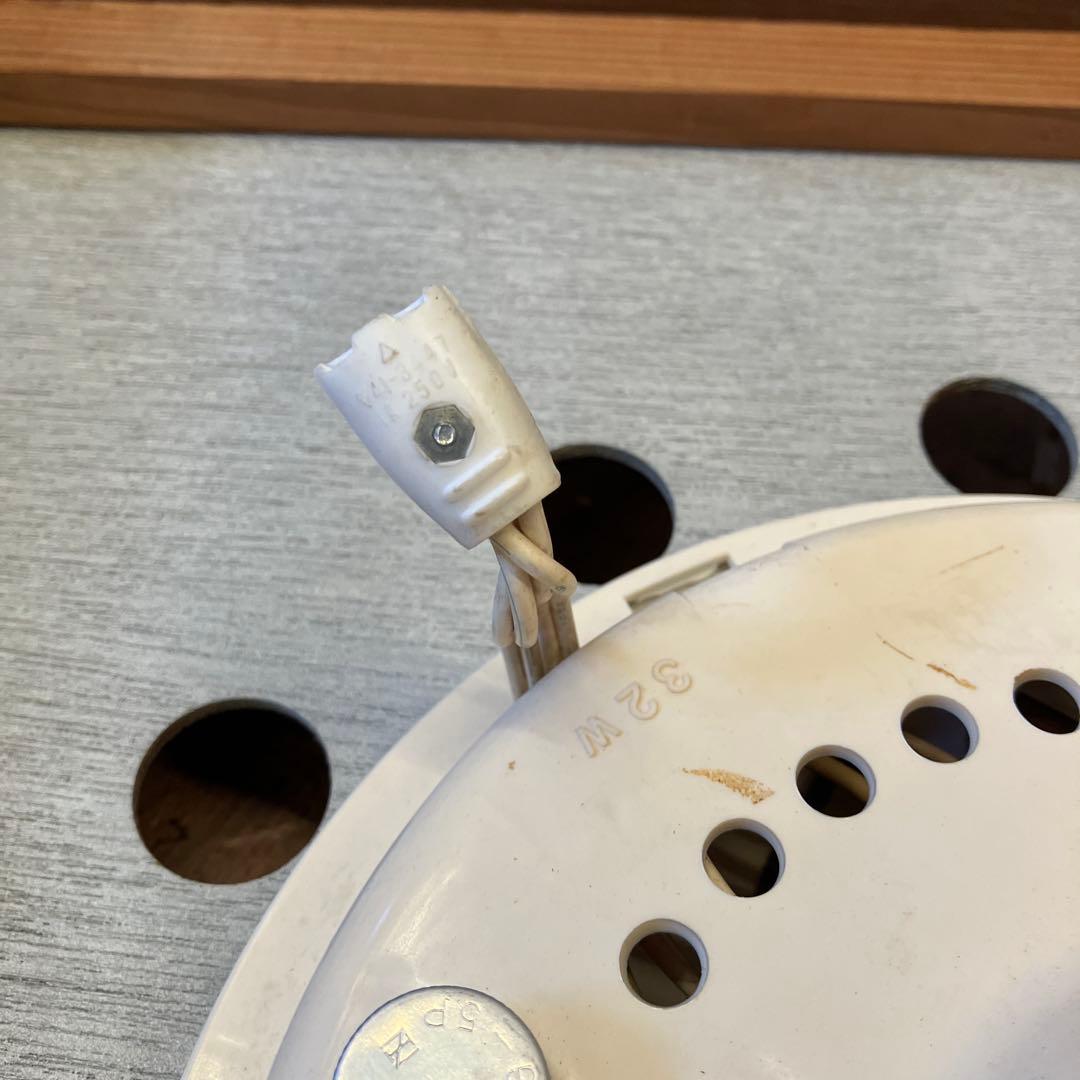 昭和レトロ ナショナル 座敷電燈笠 蛍光灯 ペンダント 木製 ウッドライト