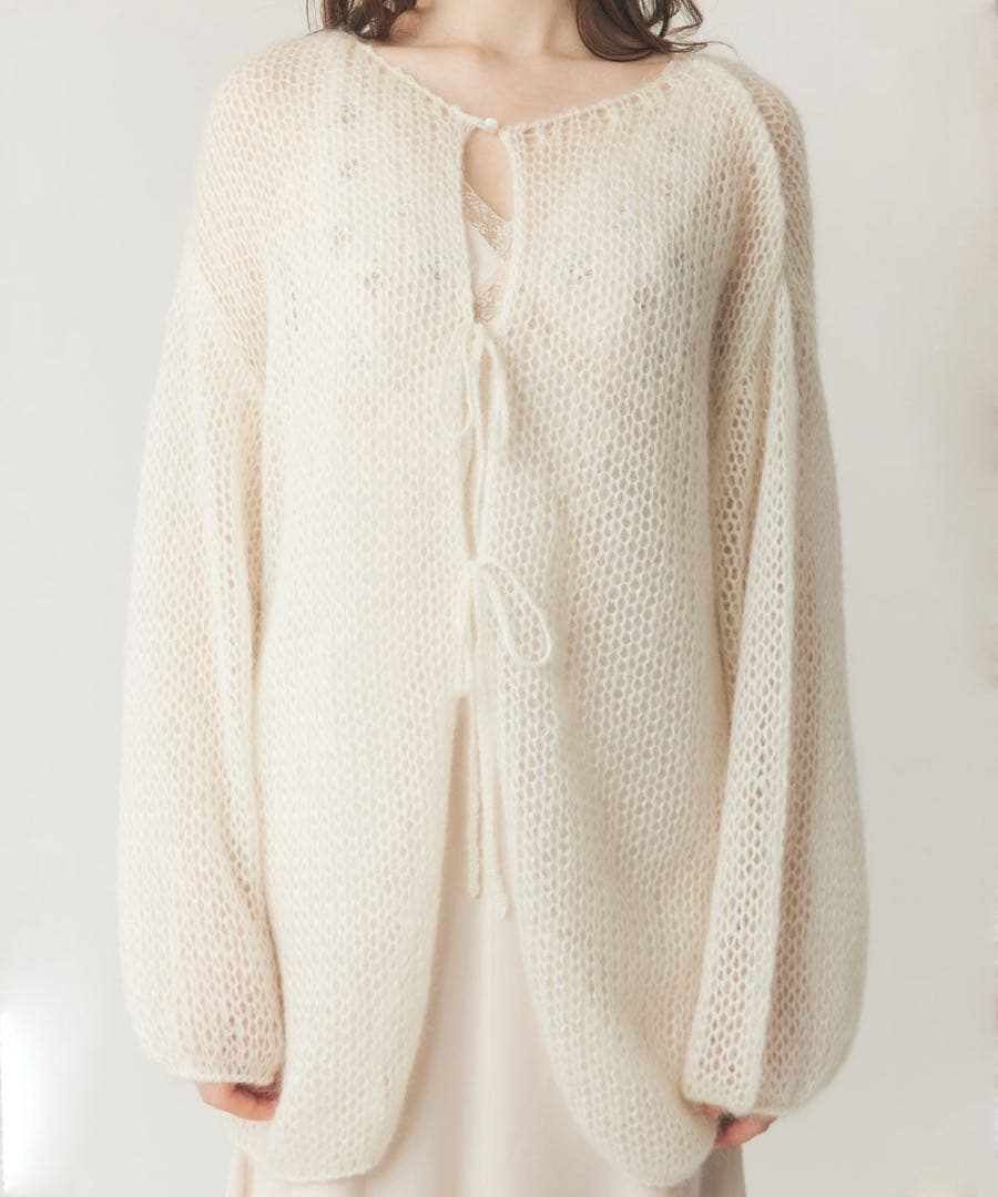 DEICY デイシー ME COUTURE 2WAYキッドモヘヤシアーニット