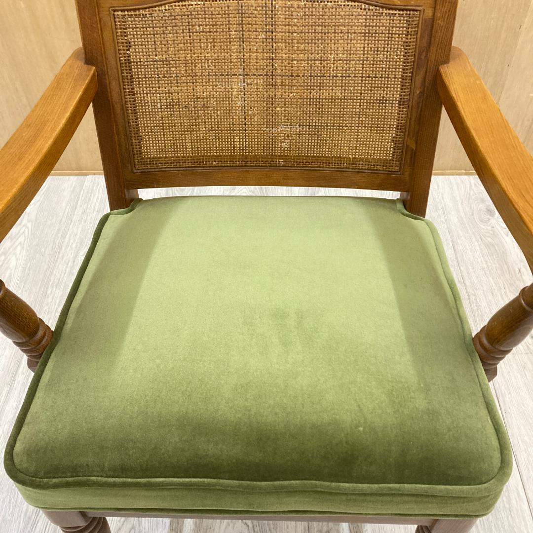 【柏木工】ダイニングチェア　アームチェア　ヴィンテージ　レトロ A