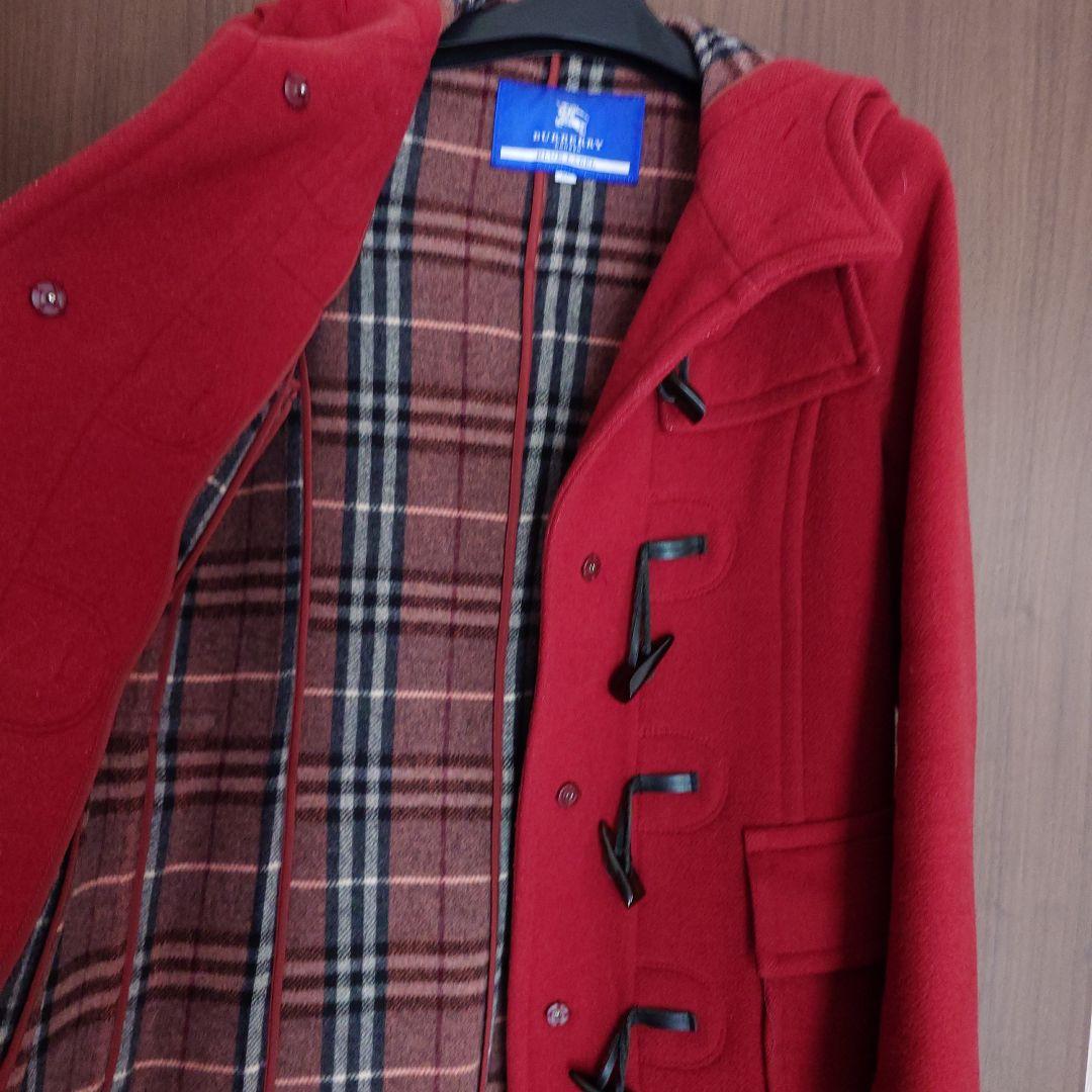 BURBERRY BLUE LABEL ダッフルコート レッド 36