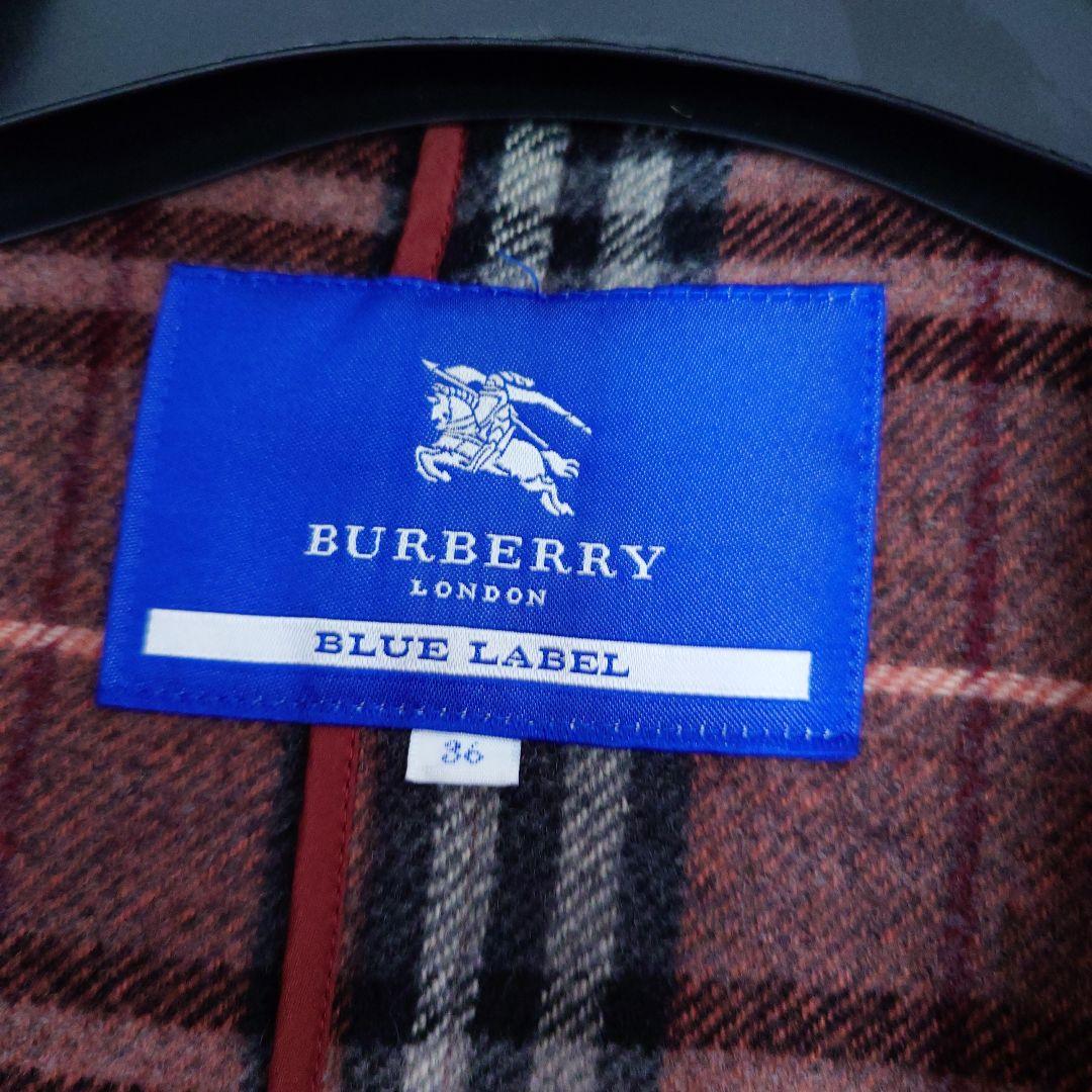 BURBERRY BLUE LABEL ダッフルコート レッド 36