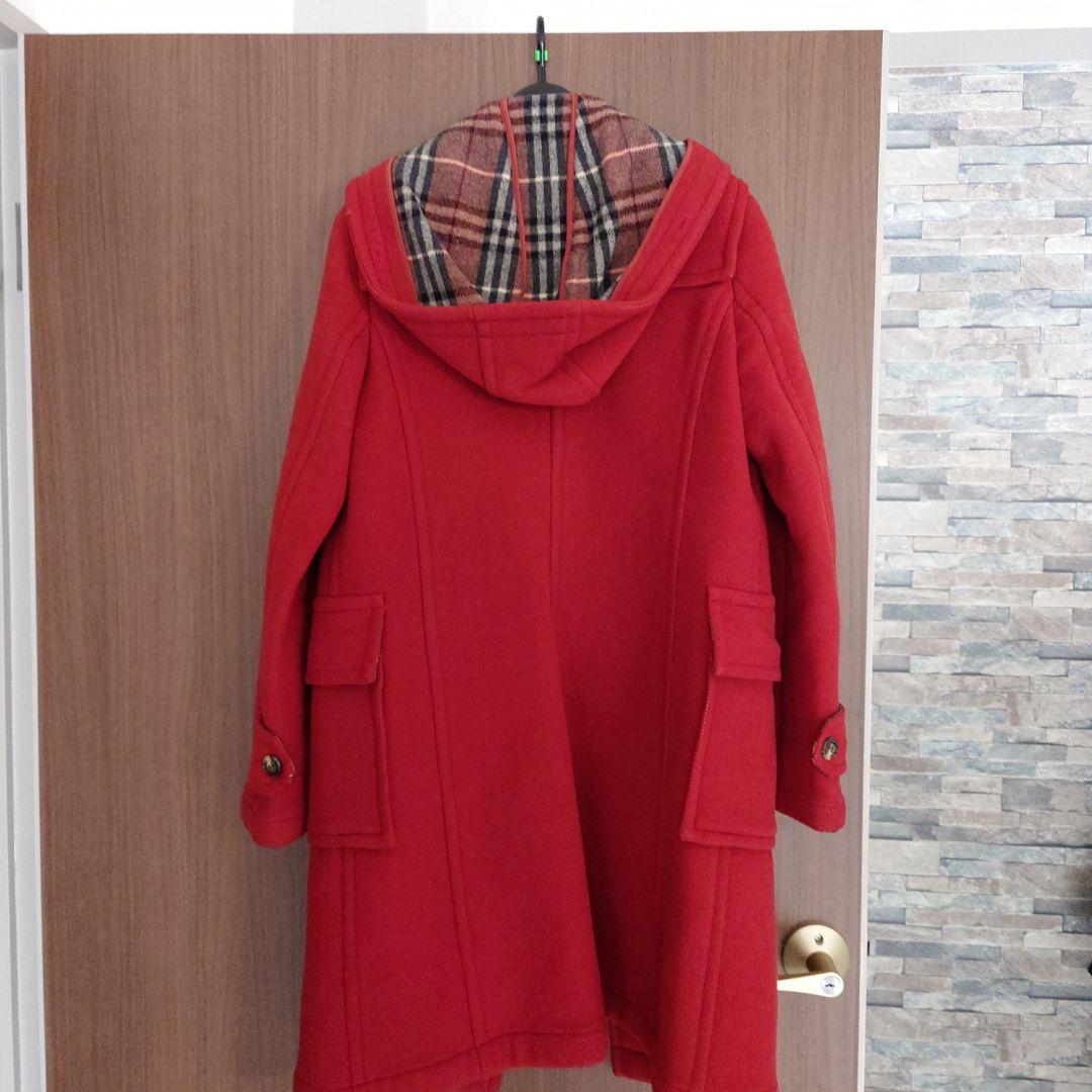 BURBERRY BLUE LABEL ダッフルコート レッド 36