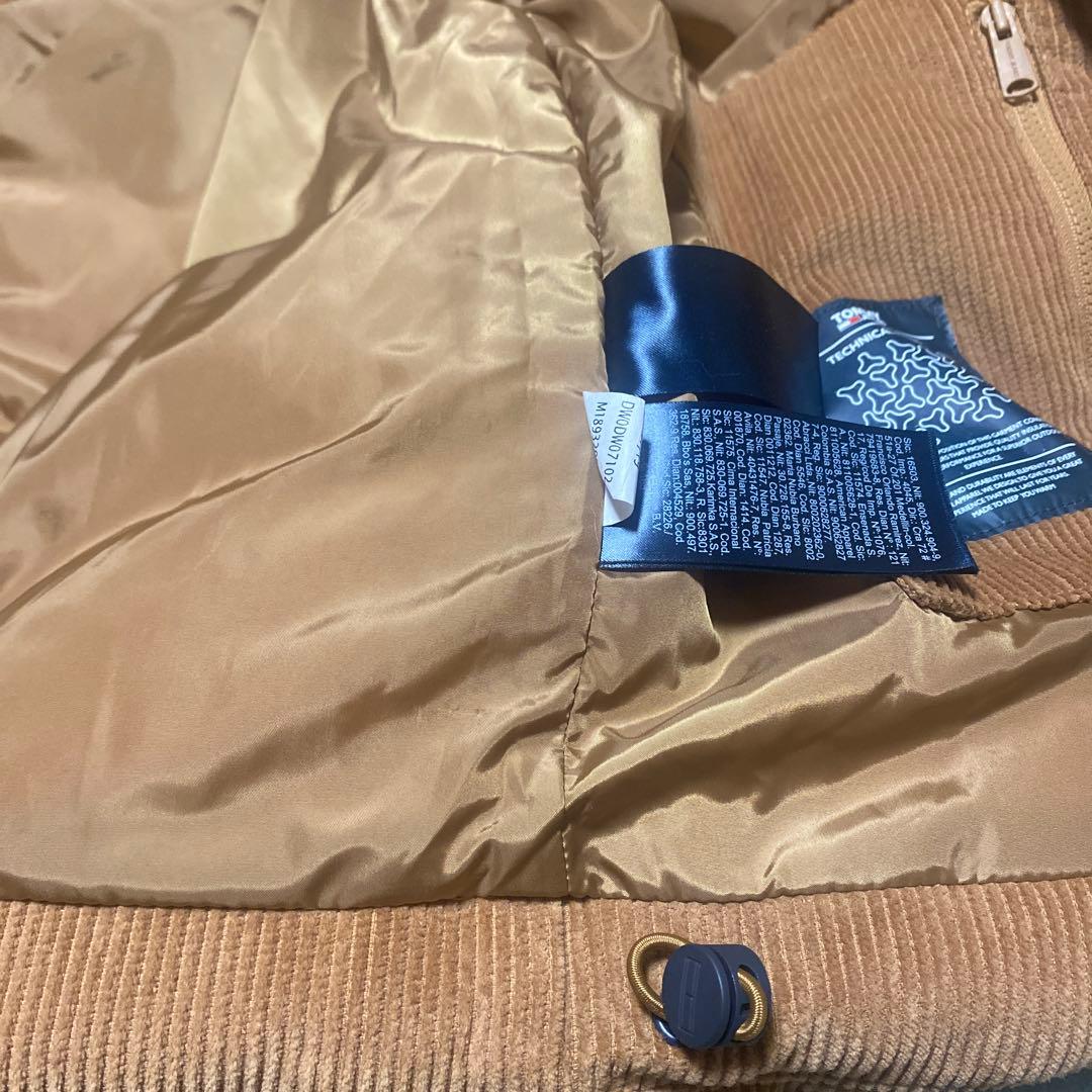 「かん様」 JEANS コーデュロイ ダウンジャケ ット　L キャメル