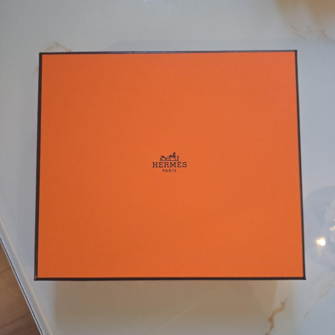 未使用　HERMES　プレート　皿2枚セット　TIE SET 箱付き