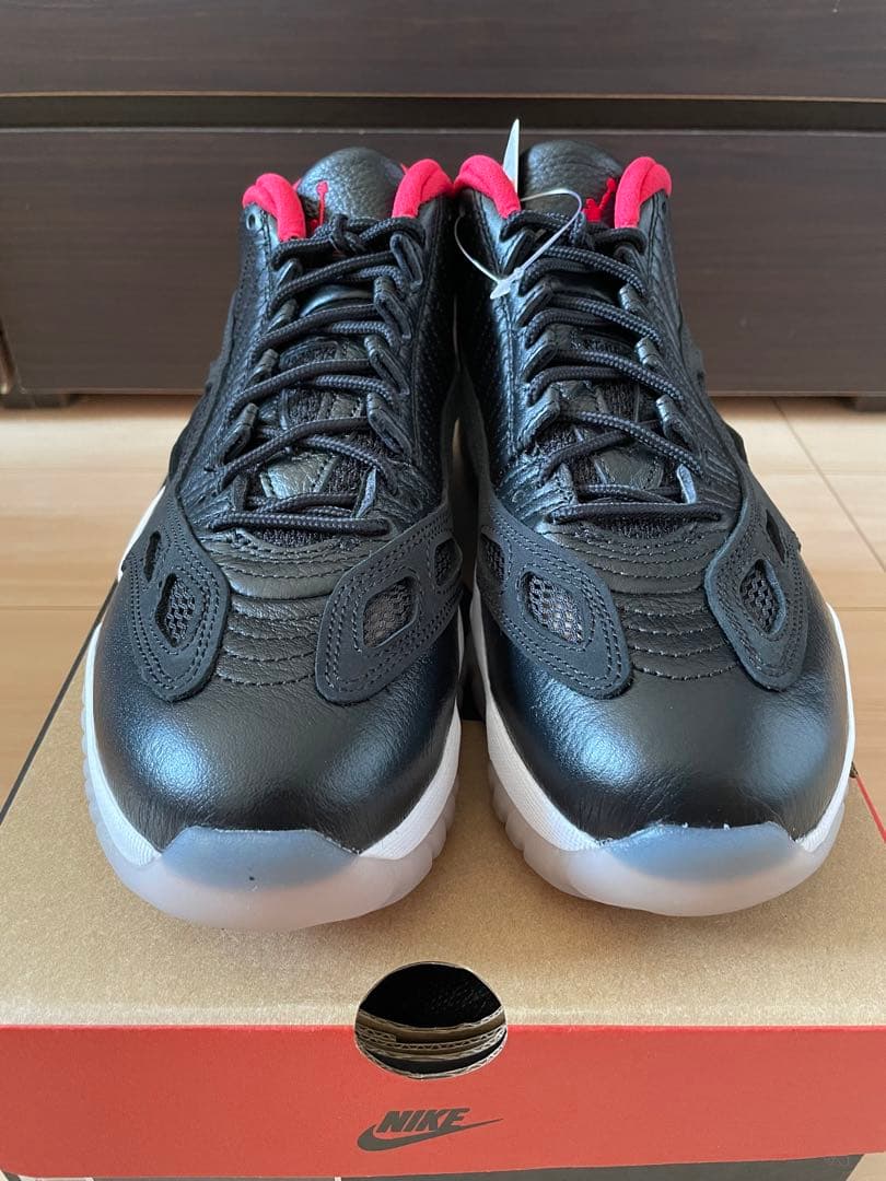 AIR JORDAN 11 RETRO LOW IE BRED 黒赤 27cm