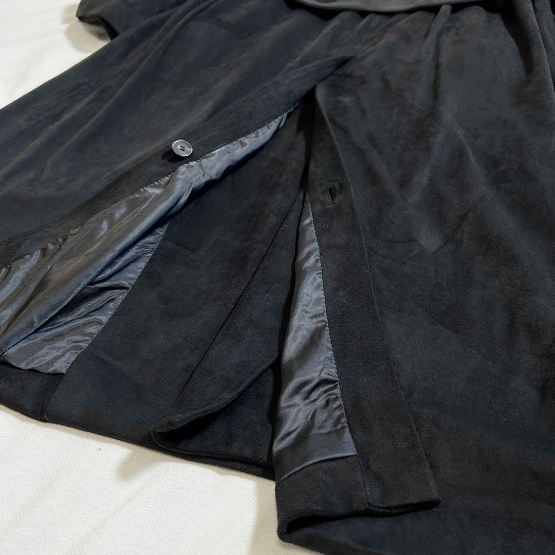 タグ付 CLEL ダブルテックフェード トレンチコート M ブラック 黒