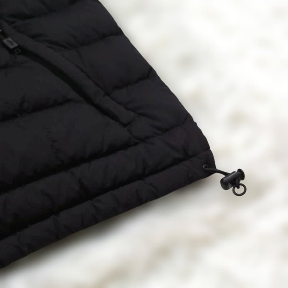 美品☆DANTON　ダントン　ダウンベスト　インナー　黒　クルーネック　XS