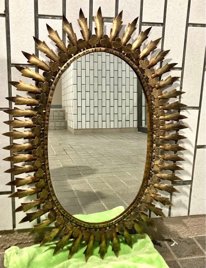 フランス製 サンバースト ミラー アンティーク sunburst mirror