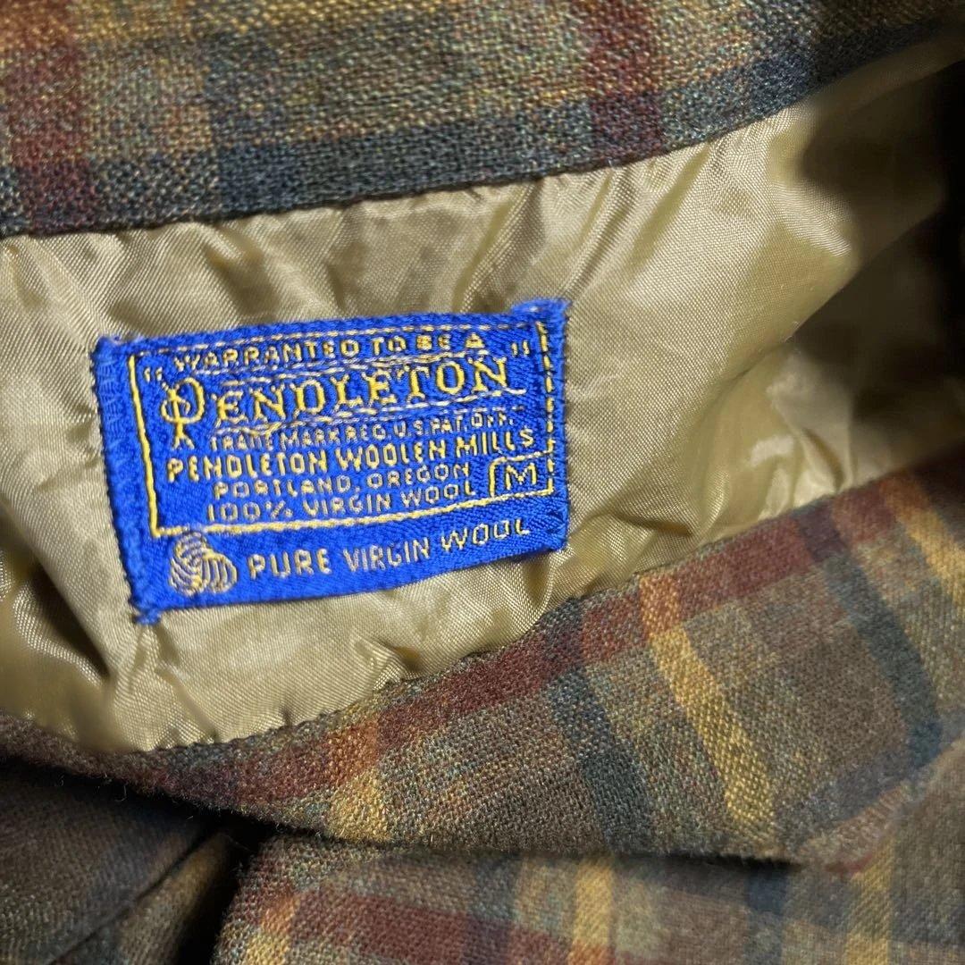【最終値下げ】60s Pendleton ペンドルトン　ウール　チェック　M