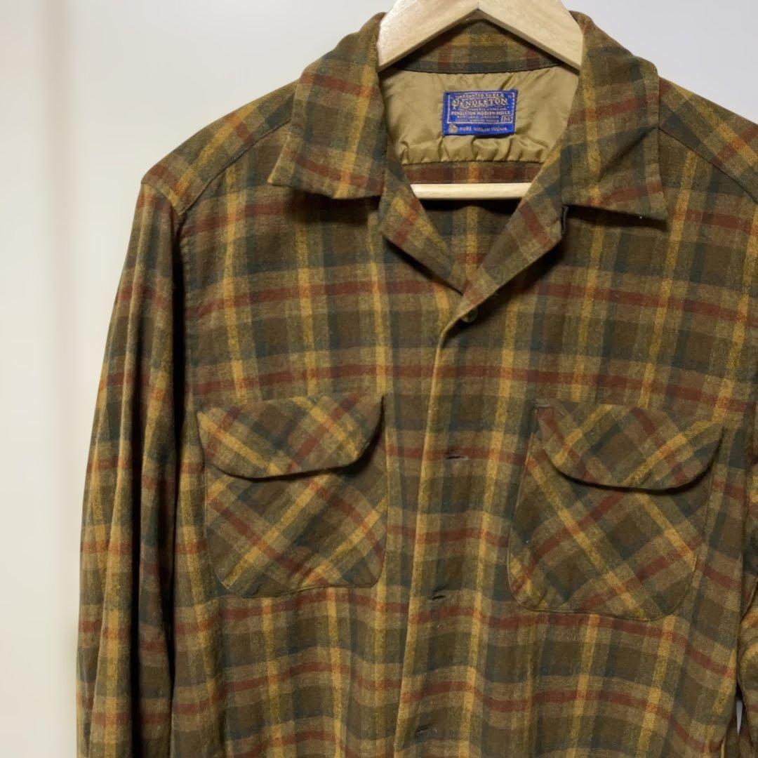 【最終値下げ】60s Pendleton ペンドルトン　ウール　チェック　M