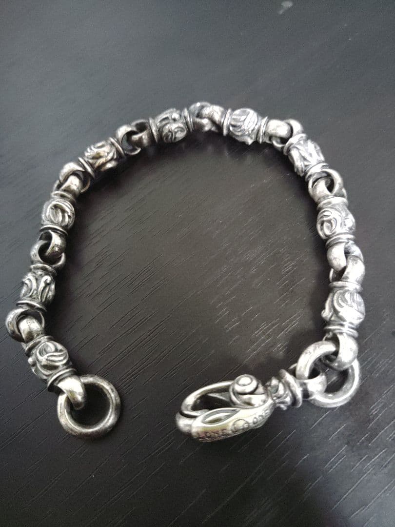 シルバー 装飾的リンクブレスレット