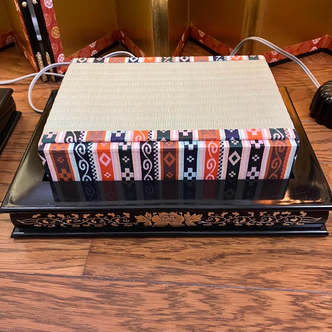 【昭和レトロ】雛人形 親王飾り・屏風・灯篭セット