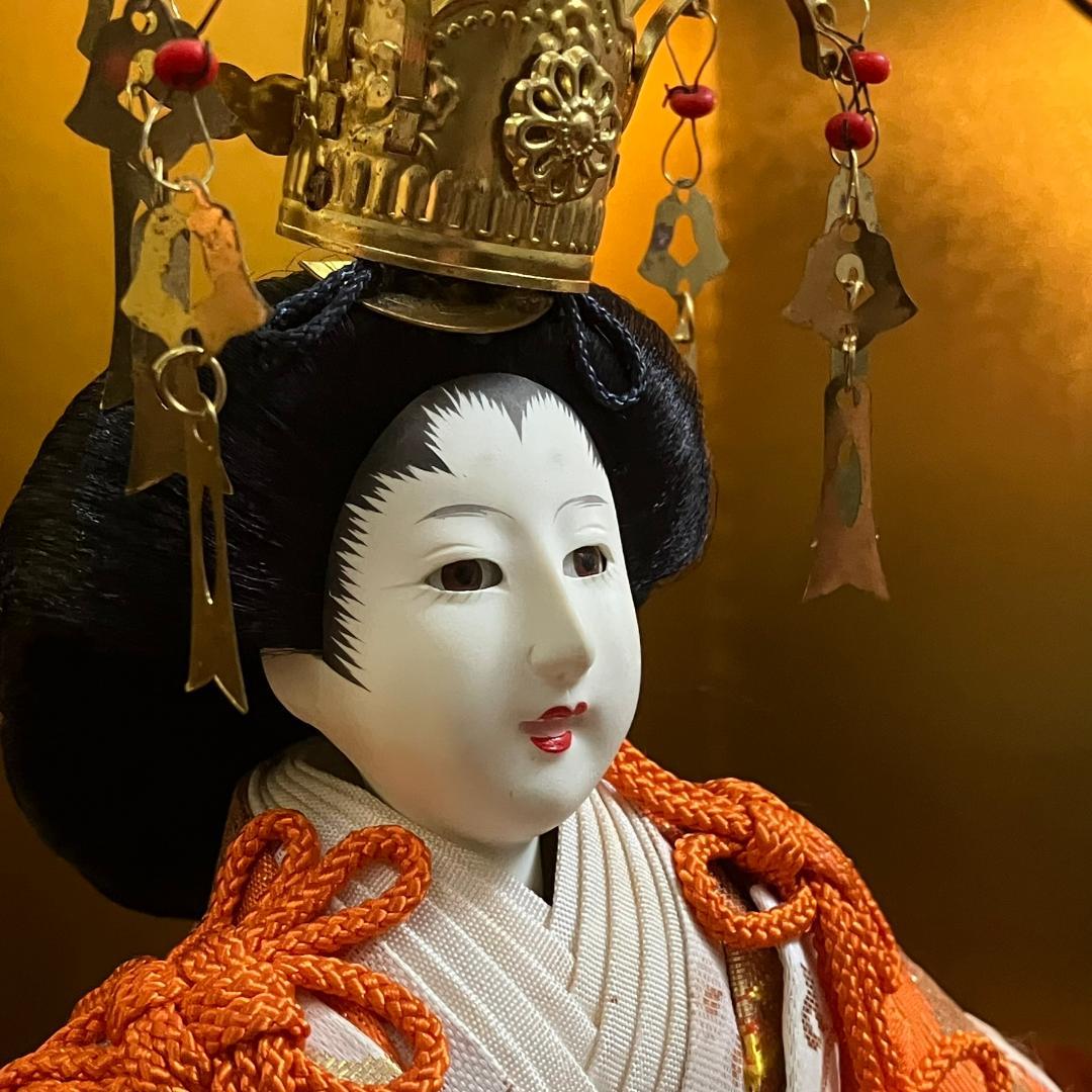 【昭和レトロ】雛人形 親王飾り・屏風・灯篭セット