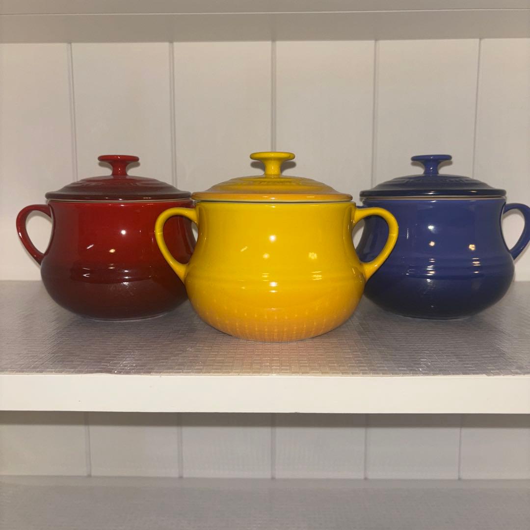 ル・クルーゼ　スープボウル　3個セット