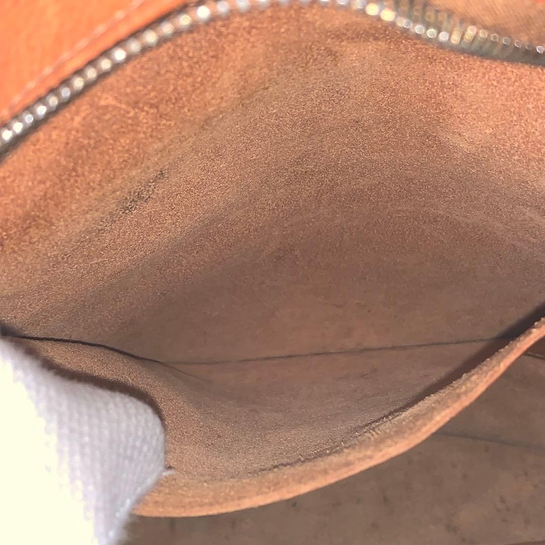 asa　イルビゾンテ リュック オールレザー ロゴ型押し ブラウン