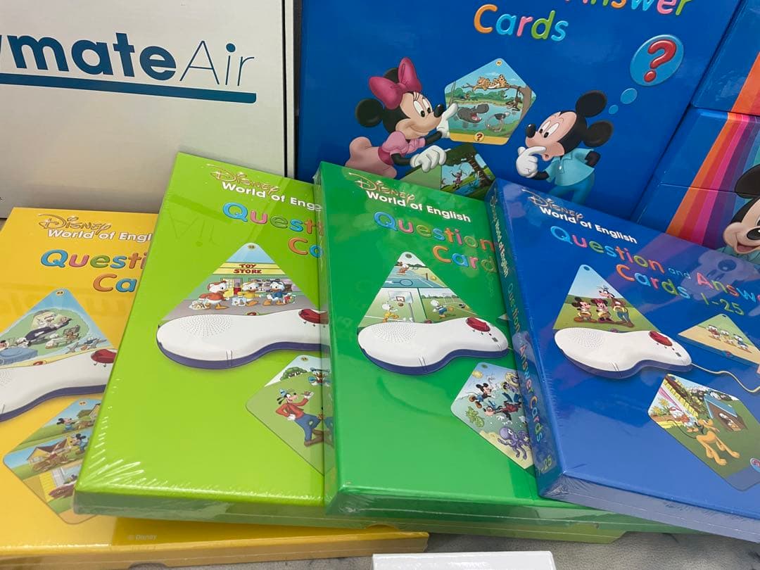 DWE ディズニー英語システム　トークアロング　Q&Aカードセット 625