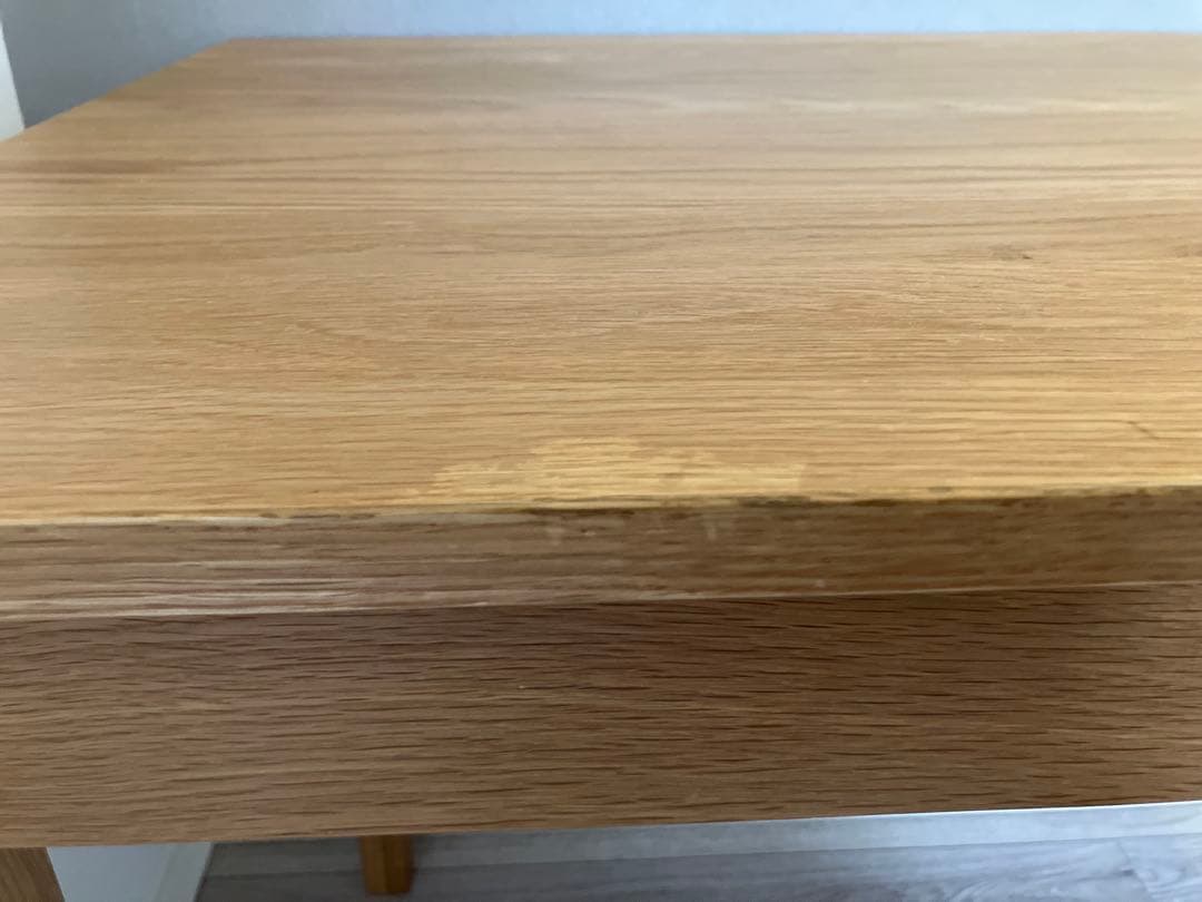 無印良品 木製デスク・オーク材（幅110cm）たのメル便送料込