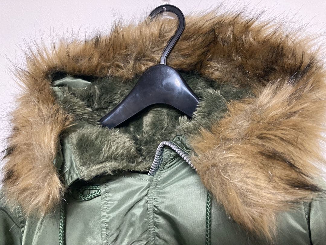 美品 未使用 アルファ ALPHA インダストリーズ N3-B セージ L