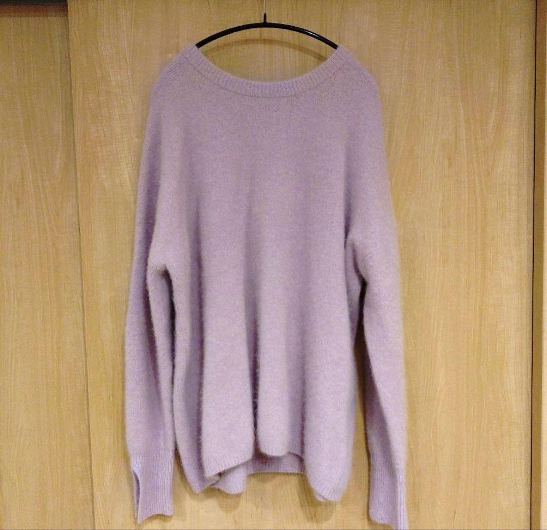 【IENA】fluffy fur プルオーバー　パープル