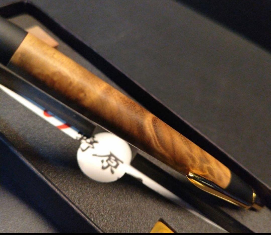 ほぼ新品　野原工芸 シャープペンシル★マーブルウッド