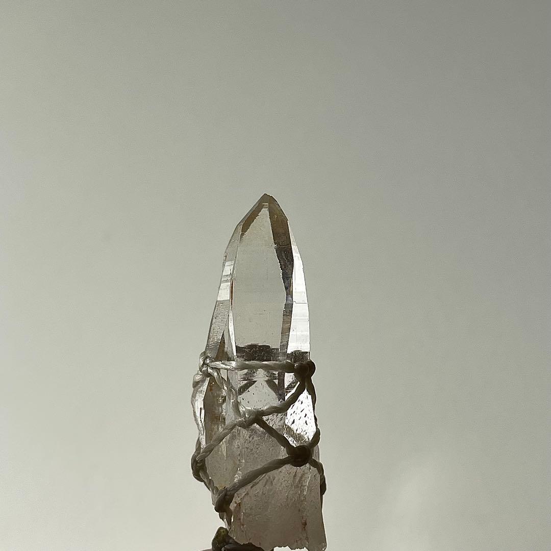 ヒマラヤ水晶 ガネッシュヒマール ＊ マクラメペンダント ネックレス ①