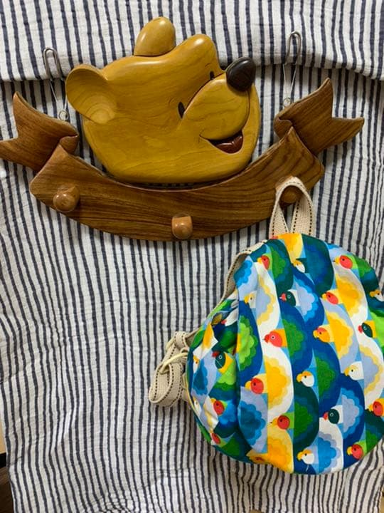 レトロかわいい！プーさんの小物掛け