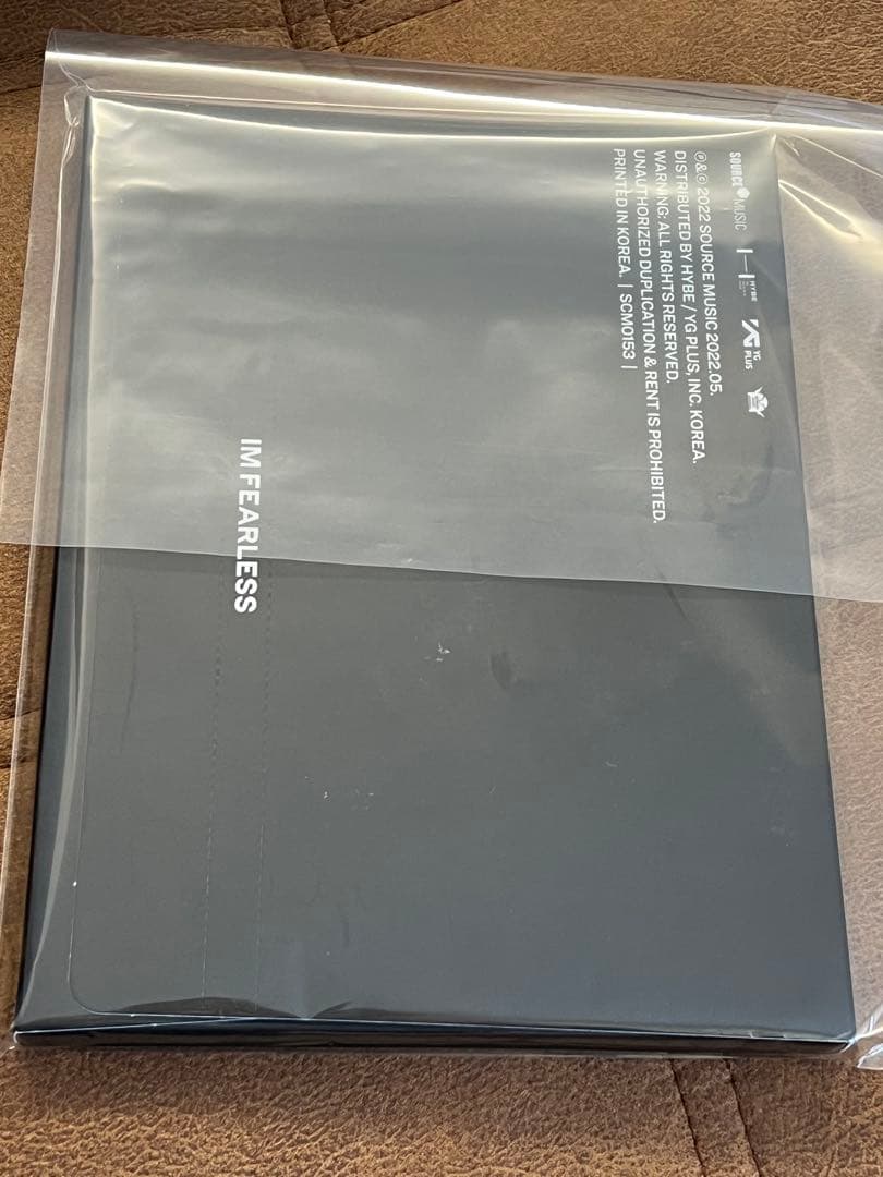 直筆サイン入りLE SSERAFIM FEARLESS BLACK PETROL