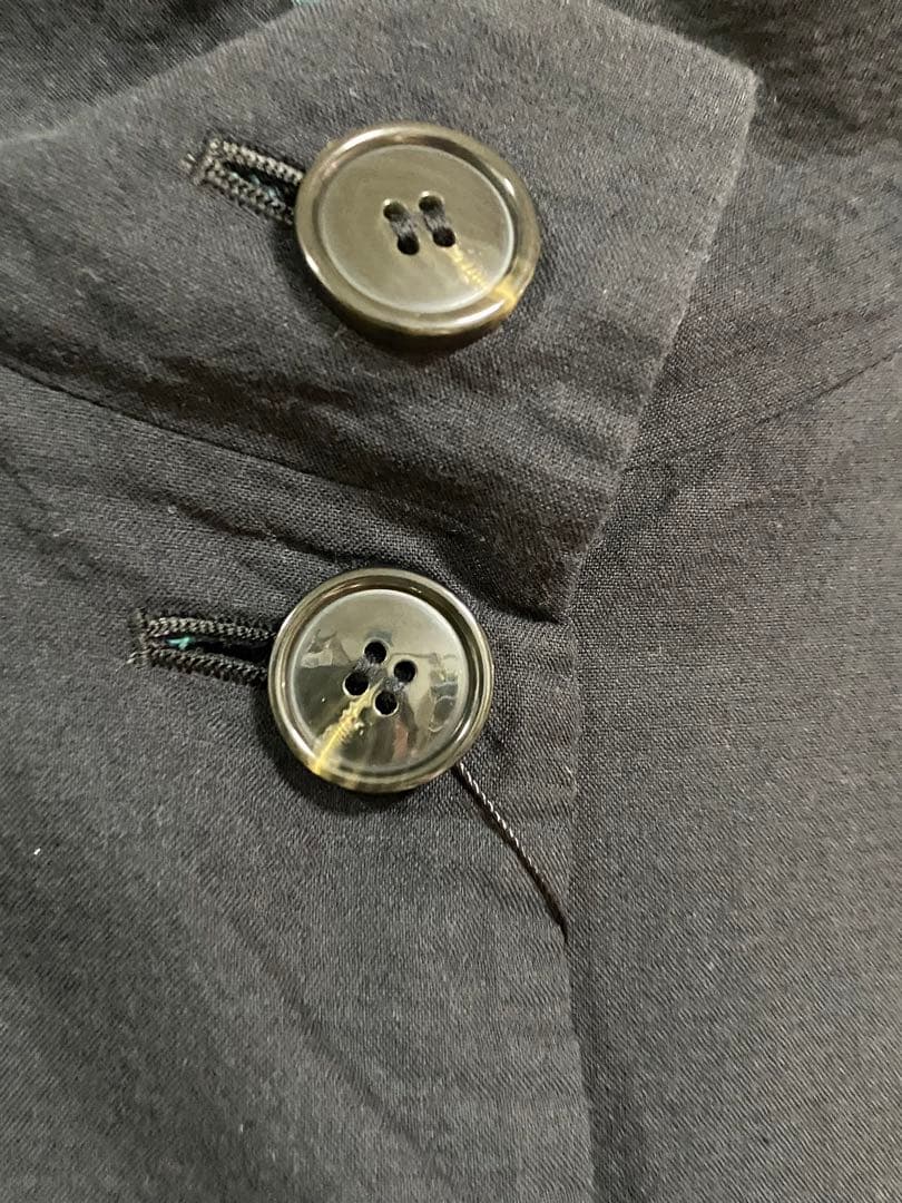 【新品・未使用、タグ付き】エムアンドキョウコのリバーシブルコート　緑　黒