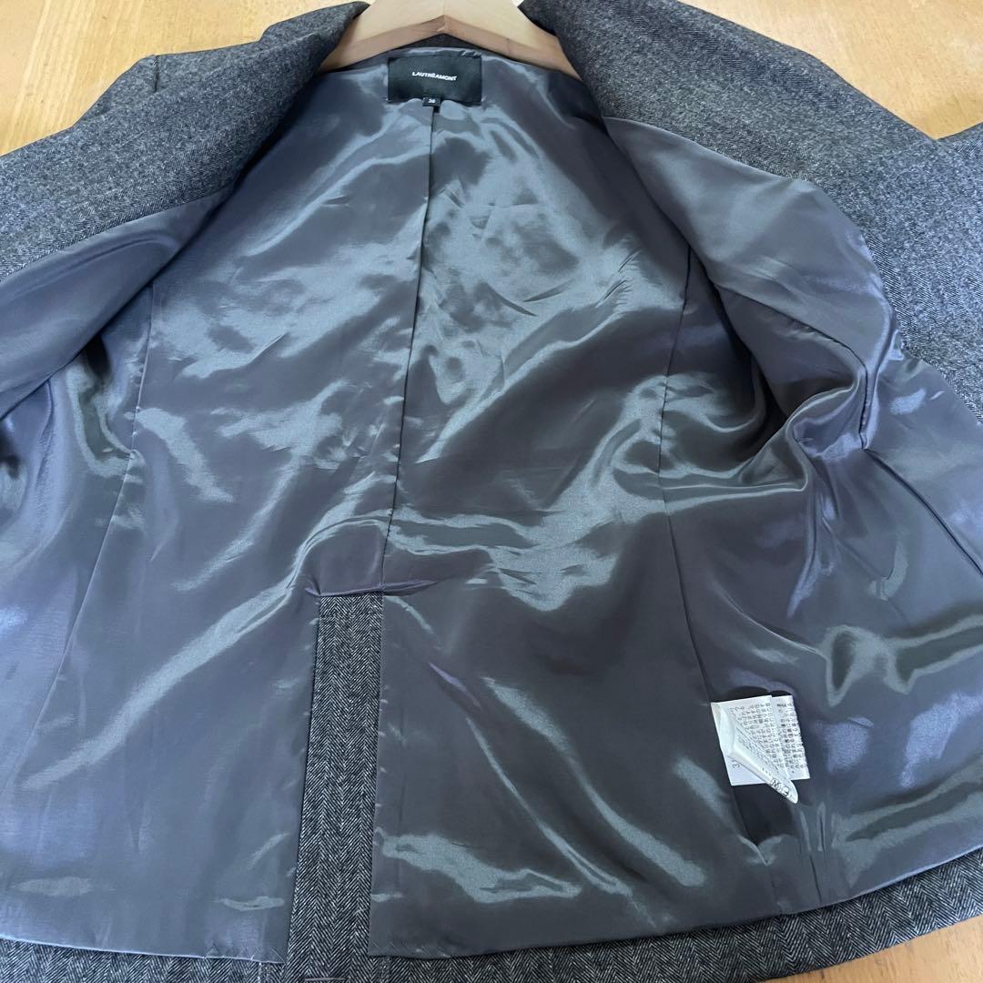 専用！美品LAUTREAMONT秋冬物ストレッチテーパードパンツスーツ38,36