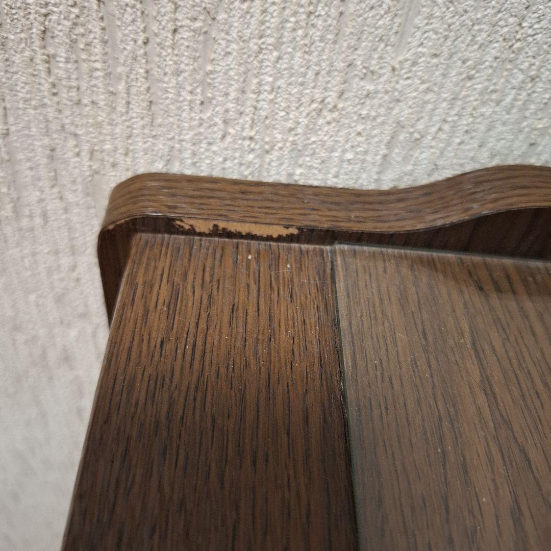 クラシックな三面鏡 ドレッサー　ブラウン　全体高さ149㎝