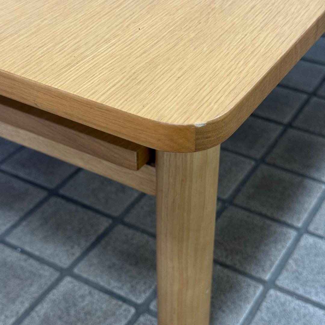 ♪無印良品　木製ローテーブル・オーク材　幅110㎝　MUJI　良品計画