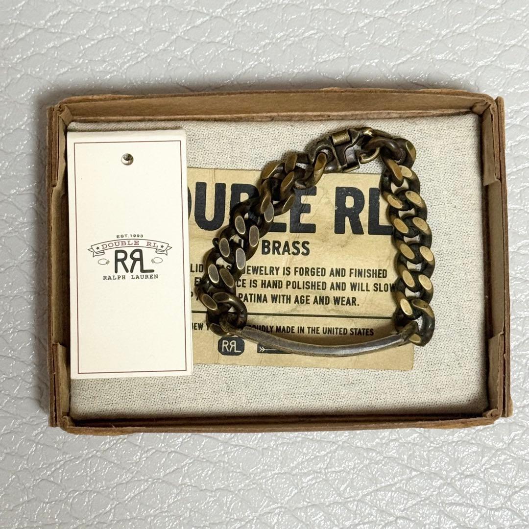 RRL USA製 ブラス ID ブレスレット Brass ID Bracelet