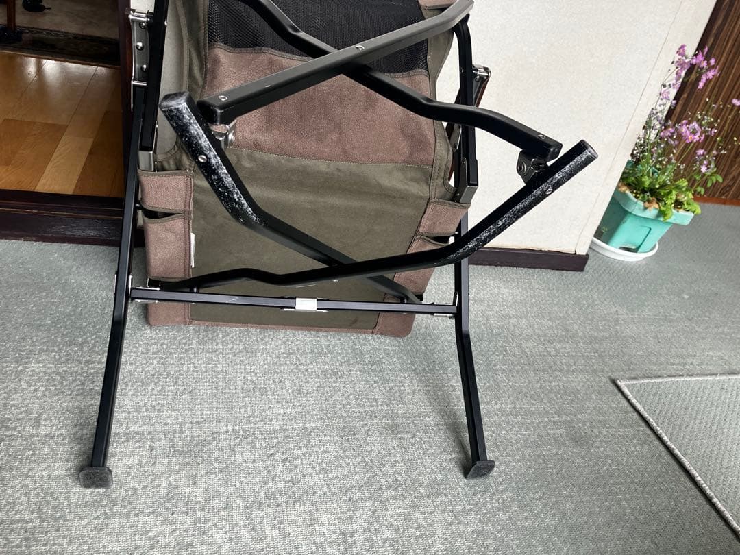 美白命　2脚セット スノーピーク　ローチェア　ショート　グレー