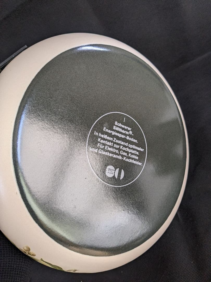 【希少】 silit ヴィンテージ ホーロー鍋 花柄 両手鍋