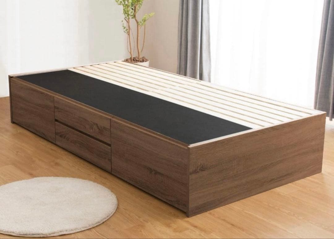 ニトリ シングル フレーム 収納付き