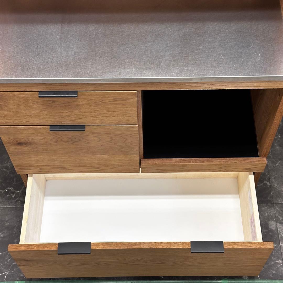 ∞わらしべunico 食器棚 ADDAY アディ キッチンボード W820