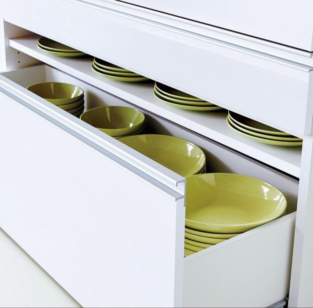 光沢大型レンジ対応ステンレスクリーンキッチン キッチンボード 幅90cm