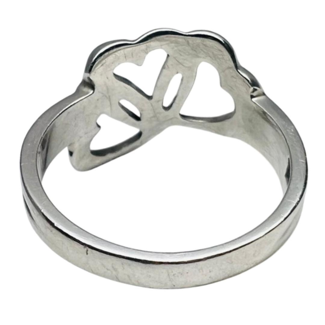 【極美品】TIFFANY 指輪 リング トリプルハート 925 シルバー 12号